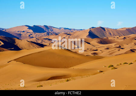 China, Inner Mongolia, Badain Jaran desert, Gobi desert Stock Photo