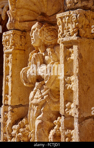 Portugal, Lisbon, mosteiro dos Jeronimos, Jeronimos monastery, UNESCO world heritage, the cloister Stock Photo