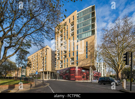Pembury Circus Apartments in Hackney, London. Stock Photo