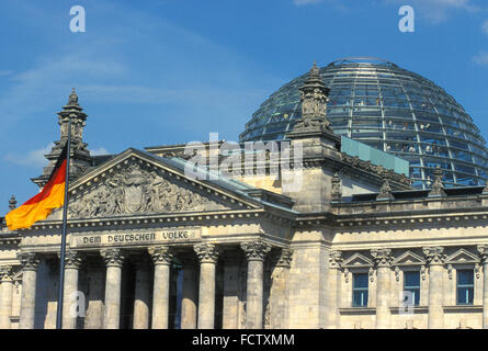Europe, Germany, Berlin, the german parliament Reichstag.  Europa, Deutschland, Berlin, der Reichstag. Stock Photo