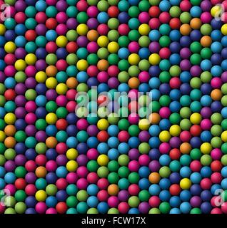 Seamless vector texture - bubbles whit basic colors Stock Vector