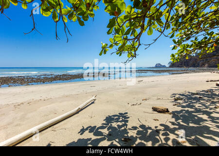 Cabo Blanco beach at nature reserve of same name, Nicoya Peninsula's southern tip; Cabo Blanco, Mal Pais Puntarenas, Costa Rica Stock Photo