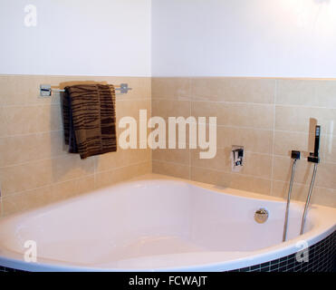 A modern bathroom with jacuzzi Stock Photo