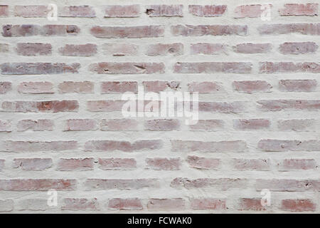 Whitewashed brick wall. Background texture. Stock Photo