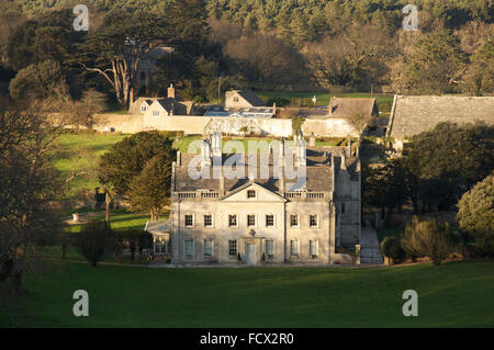 The exterior of a Stately Home - Creech Grange Dorset Stock Photo ...