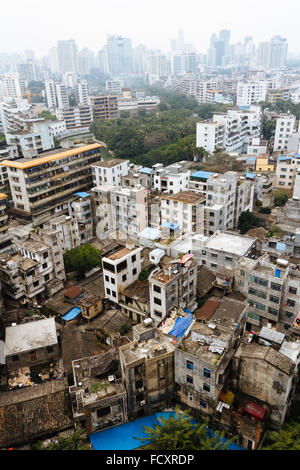 Haikou, Hainan Island, China - the normal cityscape of Haikou city in the daytime. Stock Photo