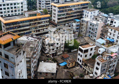 Haikou, Hainan Island, China - the normal cityscape of Haikou city in the daytime. Stock Photo