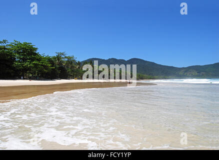 Ilha Grande Island: Beach Praia Lopes Mendes, Rio de Janeiro state, Brazil South America Stock Photo