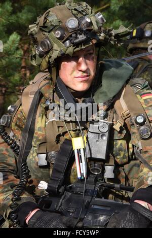 Light Infantry soldier of 3rd Company, 1st Infantry Battalion during a ...