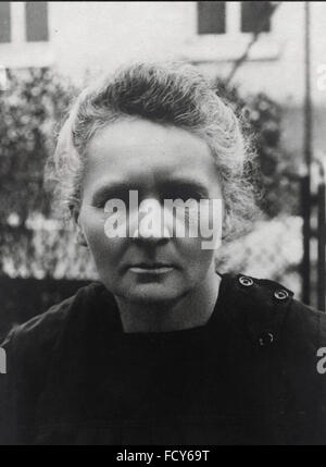 portrait of marie curie 1867 1934 physicist Stock Photo