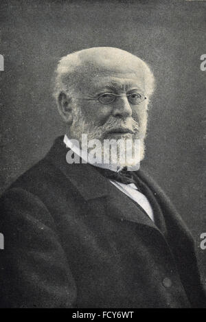 portrait of moritz cantor 1829 1920 mathematician Stock Photo