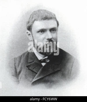 portrait of henri poincar 1854 1912 mathematician Stock Photo