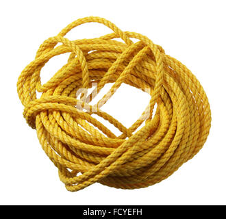 Bundle of Rope Stock Photo