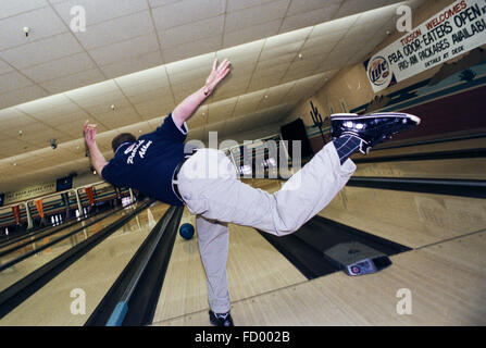 TUCSON, AZ – FEBRUARY 15: Pro Bowler Patrick Allen at the PBA Odor-Eaters Open Held in Tucson, Arizona on February 15, 2004. Stock Photo