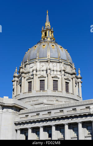 City Hall in the heart of the Civic Center of San Francisco, California, USA Stock Photo