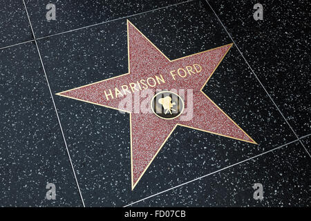 Harrison Ford Star Hollywood Stock Photo