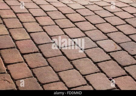 Concrete block pavement. Background texture. Stock Photo