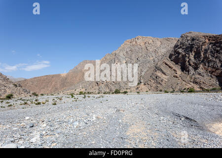 Wadi in Oman Stock Photo