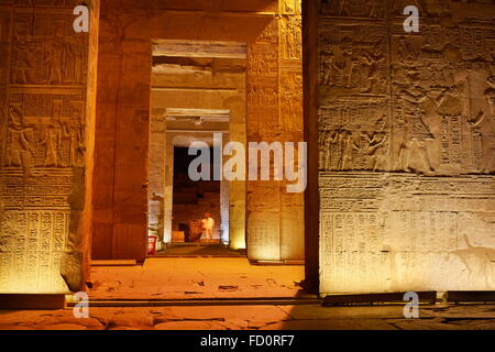 Egypt - Philae Island, The Temple of Isis, UNESCO Stock Photo