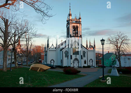 St. John's Church in Lunenburg, Nova Scotia, Canada Stock Photo