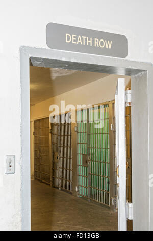 Idaho, Boise, Old Idaho Penitentiary, operated 1870-1973, Death Row cells Stock Photo