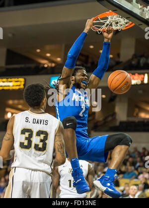 Orlando, FL, USA. 26th Jan, 2016. Memphis Tigers forward Shaq Goodwin ...