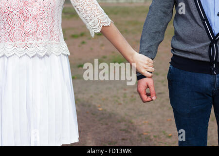 Detachment and quarrel in a relationship Stock Photo