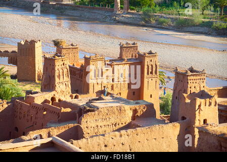 Ait Benhaddou fortress near Ouarzazate, Morocco Stock Photo