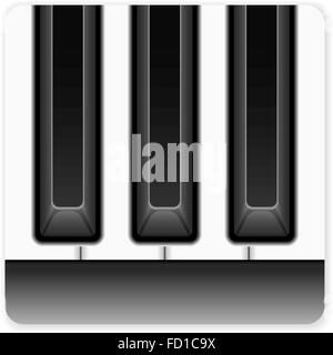 Music icon on white background, vector illustration Stock Vector Image ...