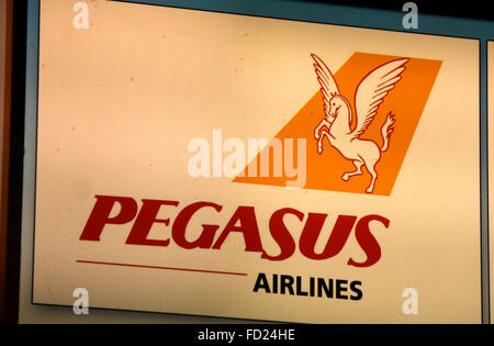 Markenname: 'Pegasus Airlines' , Berlin. Stock Photo