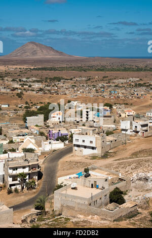 Cape Verde, Sal Island, Espargos small town Stock Photo - Alamy