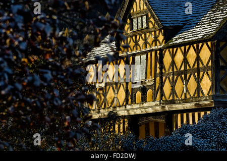 The Gatehouse, Stokesay Castle near Craven Arms, Shropshire, England, UK Stock Photo