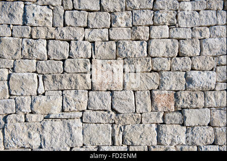 old stone wall good to use as background Stock Photo