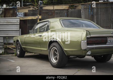 Los Angeles, California, USA. 20th Apr, 2015. Classic Cougar sighted off Mission Street east of Downtown LA. © Fred Hoerr/ZUMA Wire/Alamy Live News Stock Photo