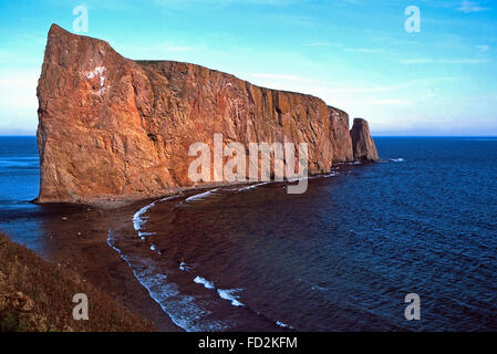 Perce Rock,Gaspe Peninsula,Quebec Stock Photo