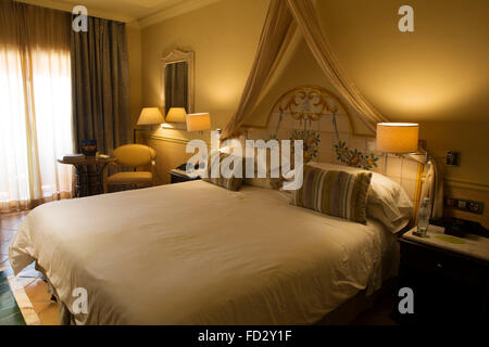 Guestroom in the Gran Hotel Bahia del Duque at the Costa Adeje in Tenerife, Spain. Stock Photo