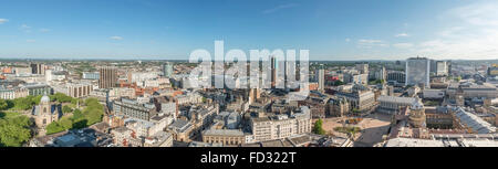 An aerial view of Birmingham City Centre. Stock Photo