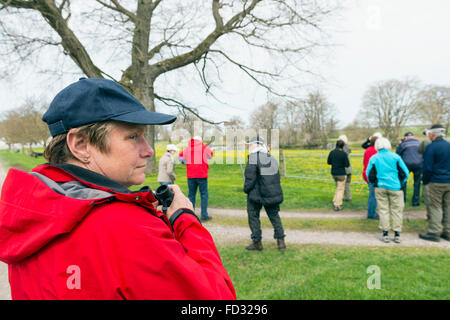 Bird-watchers Stock Photo