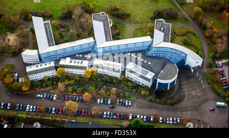 Aerial view, Private University of Witten / Herdecke, Witten, Ruhrgebiet, North Rhine-Westphalia, Germany, Europe, Aerial view, Stock Photo