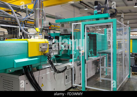 Injection Moulding Machine Stock Photo