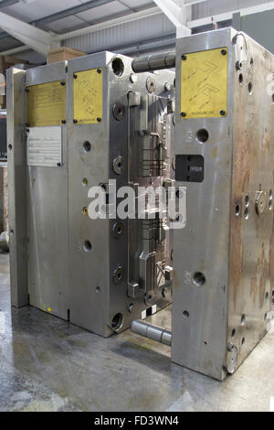 Injection moulding machine tool Stock Photo