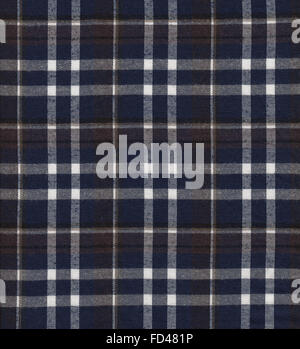 Dark checkered fabric Stock Photo