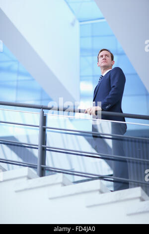Caucasian businessman in modern office Stock Photo