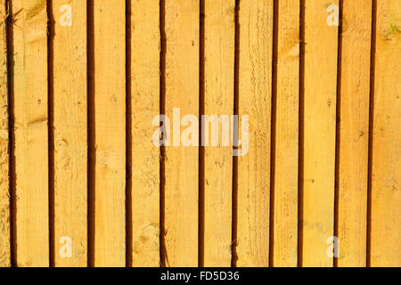 Close up of a wooden fence panel Stock Photo