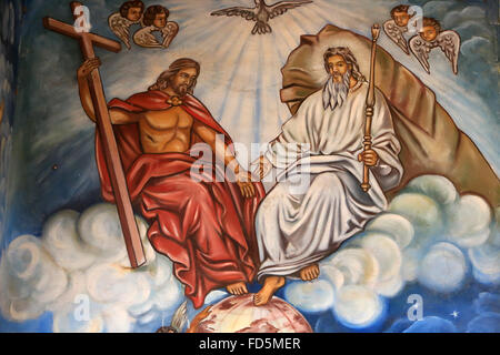 holy trinity spirit father son painting alamy