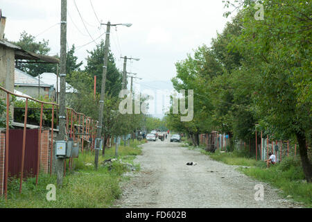 Georgien, Kachetien, Dorf ca. 5 km östlich von Kwareli Stock Photo