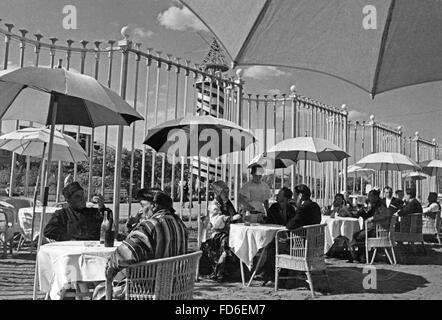 Gorky Park in Moscow, 1939 Stock Photo