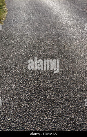 gray structure of asphalt road in back light Stock Photo