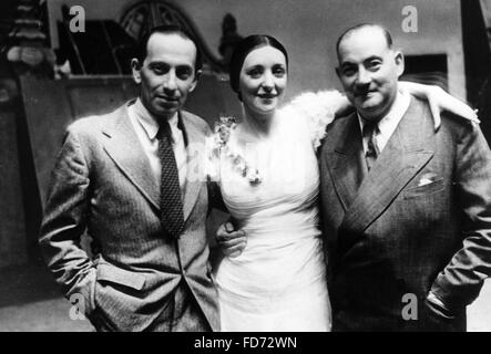 Paul Abraham, Anny Ahlers and Paul Rotter, 1936 Stock Photo - Alamy