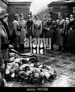 Commemoration of the battles at Langemarck, 1940 Stock Photo